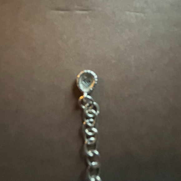 EUC Vintage Silpada "Contemporary Charm" Necklace .925 Textured Sterling Silver - Picture 5 of 6